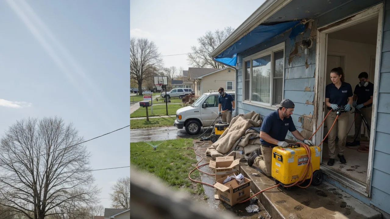 Basement Flood Cleanup in Vici, OK near me